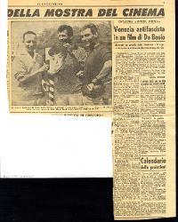Venezia antifascista in un film di De Bosio
				 settembre 1963