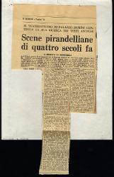 Scene pirandelliane di quattro secoli fa
				 : Il Tetaro-Studio di Palazzo Durini continua la sua ricerca nei testi antichi 1965